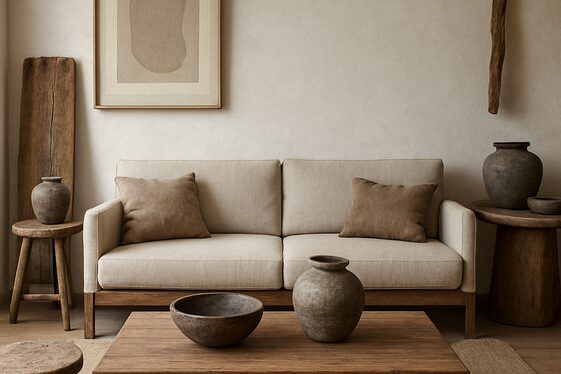 Incorporate Wabi-Sabi Decor Pieces illustration
