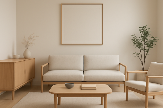 Minimalist Furniture with Functional Design illustration