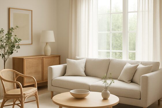 Use Light, Airy Curtains for Soft Natural Light illustration