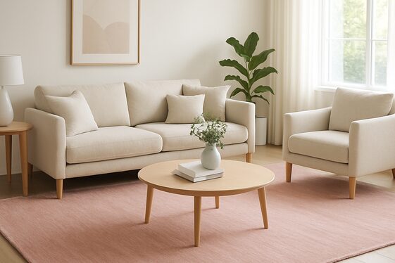 Blush Pink Rugs as a Foundation Piece illustration