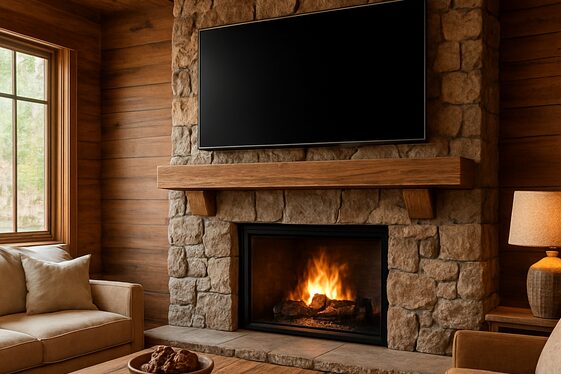 Adding Rustic Charm with Stone Surrounds illustration