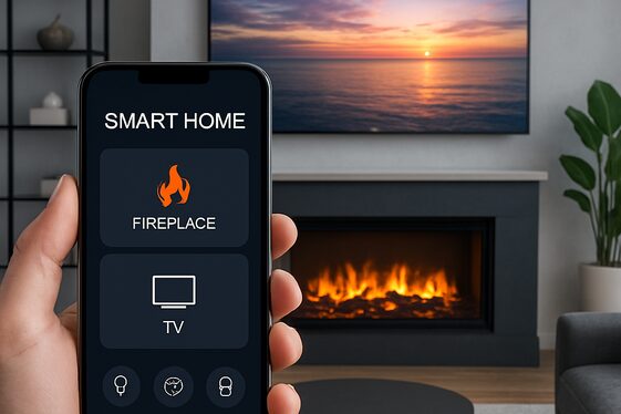 Incorporating Smart Home Integration for TV and Fireplace Control illustration