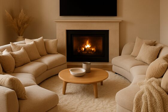 Designing Cozy Seating Areas Focused on Both Features illustration