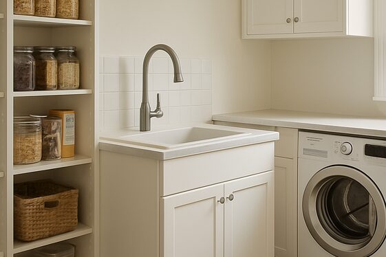 Incorporating a Utility Sink in the Combo Room illustration