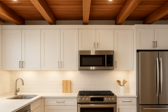 Wood-paneled ceilings for unexpected sophistication illustration