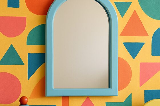 Colorful Painted Arch Mirrors to Personalize Your Space illustration