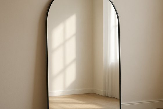 Oversized Arch Mirrors as Bold Statement Pieces illustration