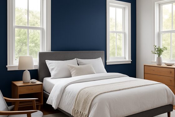Using Bold Paint Colors Around Windows for a Striking Accent illustration