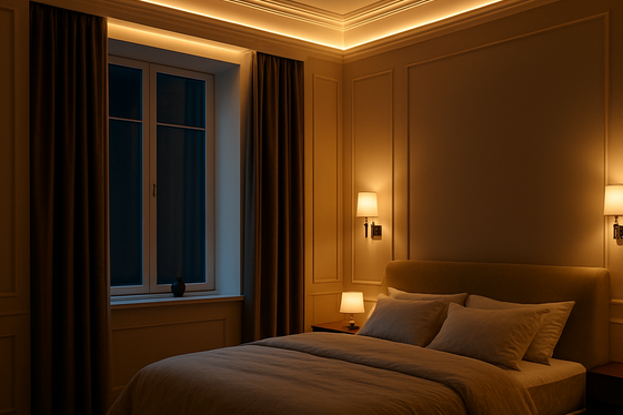 Accent Lighting Ideas That Spotlight Window Walls illustration