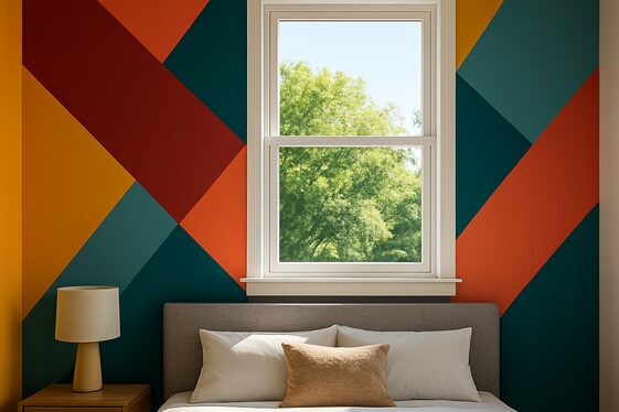 Using Geometric Patterns Painted Around Windows illustration