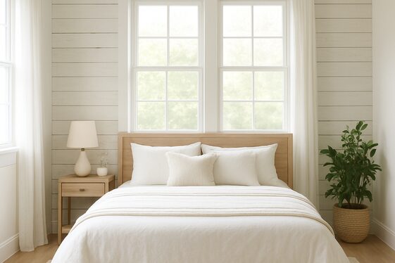 Adding Shiplap or Wood Paneling Around Window Areas illustration