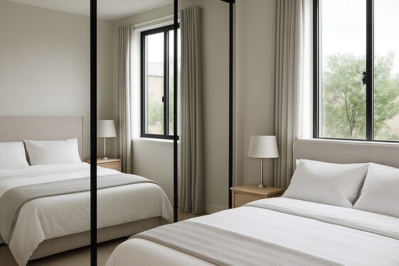 Mirror Wardrobe Doors to Save Space and Add Shine illustration