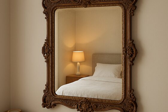 Use Antique Mirrors for Vintage Charm illustration