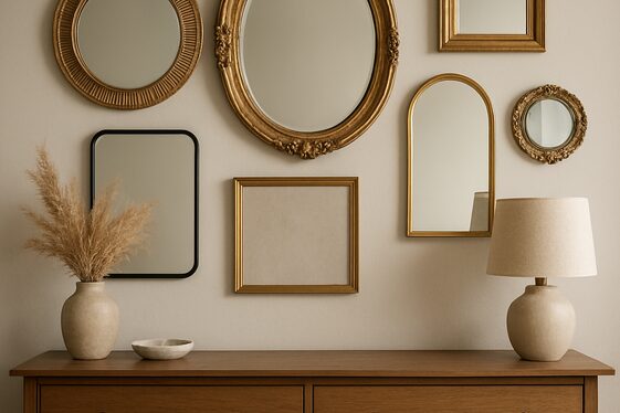 Create a Mirror Gallery Wall for Artistic Flair illustration