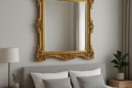 Incorporate Mirrors With Decorative Frames for Personality illustration