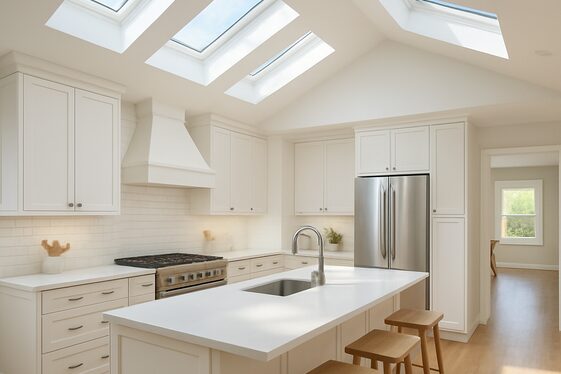 Skylights to Brighten and Expand Space illustration