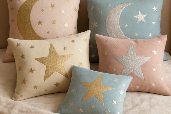 Celestial-Themed Accent Pillows for a Pop of Fun illustration