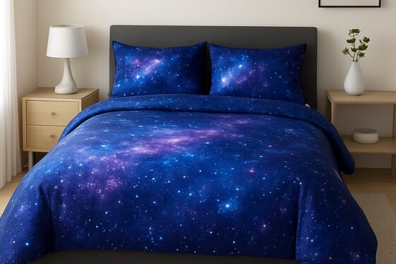 Galaxy-Inspired Bedding for Out-of-This-World Comfort illustration