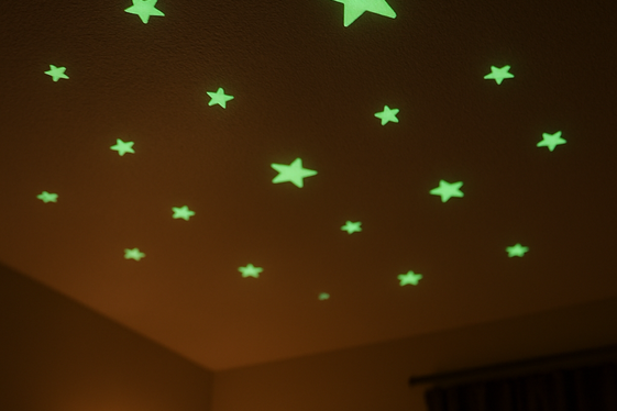 Glow-in-the-Dark Stars for a Subtle Nighttime Magic illustration