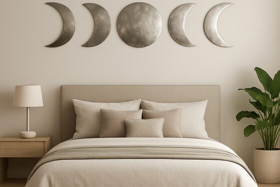 Metallic Moon Phase Decor for Chic Wall Accents illustration