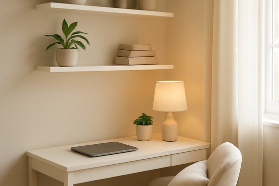 Build a Compact Home Office That Feels Cozy illustration