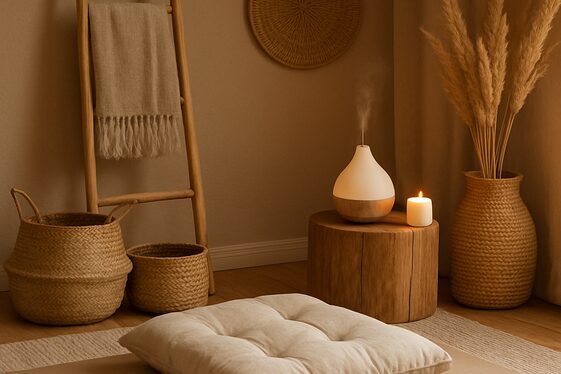 Set Up a Boho-Chic Meditation Space illustration
