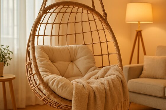 Use a Hanging Chair for a Relaxing Vibe illustration
