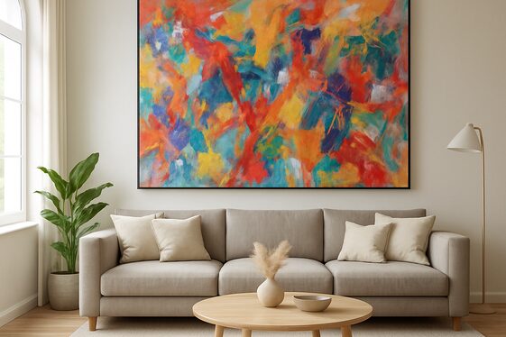 Using Statement Art to Anchor Your Living Room illustration