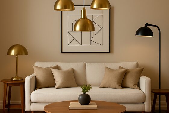 Combining Metals with Warm Woods for Contrast illustration