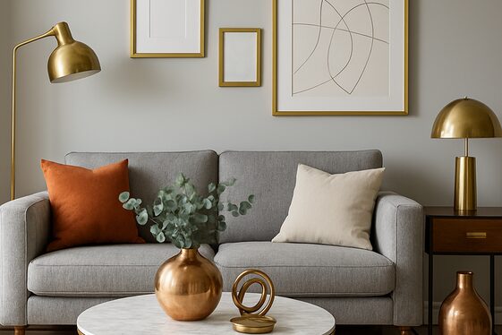 Metallic Accents for a Touch of Glam illustration
