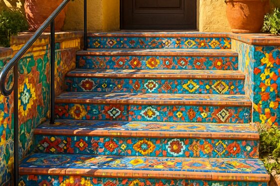 Adding Decorative Tiles to Your Steps illustration