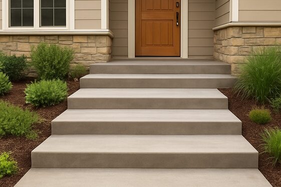 Wide, Low Steps for Accessibility and Style illustration