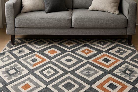 Using Patterned Rugs for Visual Interest illustration