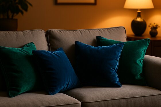 Pairing Velvet Cushions for Plush Feel illustration