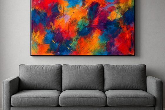 Choosing Statement Wall Art illustration