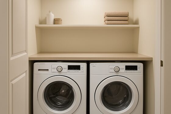 Install a Small Countertop for Folding Clothes illustration
