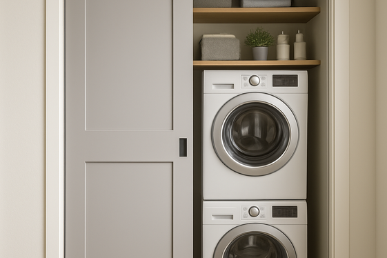 Use Sliding Doors to Save Space illustration