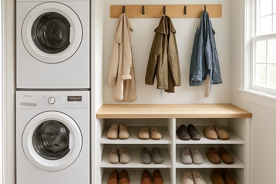 Design a Multi-Functional Laundry and Mudroom illustration
