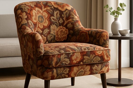 Accent Chairs with Plush Upholstery illustration