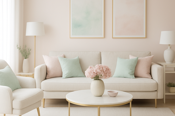 Soft Pastels for a Calm and Elegant Vibe illustration