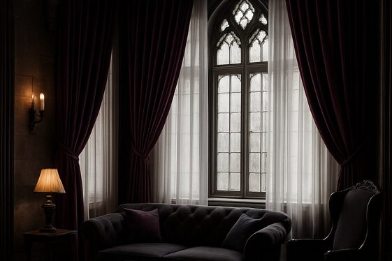 Install Heavy Draperies and Layer Curtains illustration