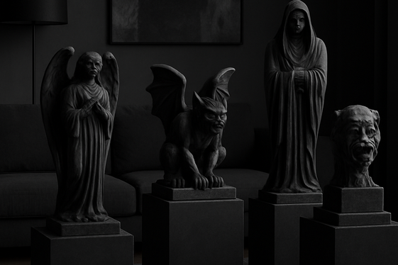 Incorporate Spooky yet Stylish Sculptures illustration