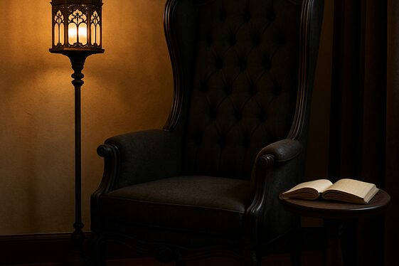 Create Cozy Reading Nooks with Gothic Armchairs illustration