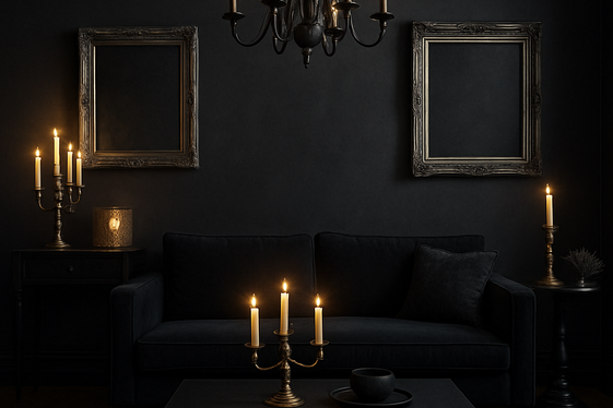 Mix Black and Metallic Accents illustration