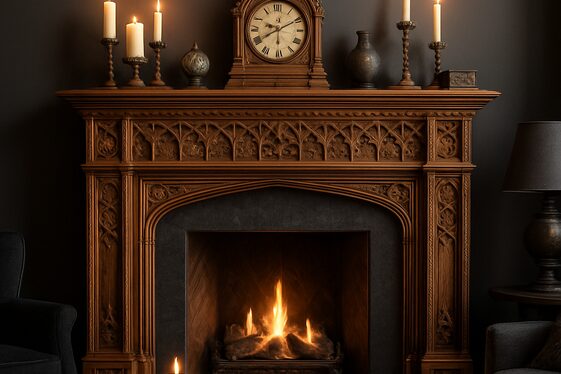 Use Ornate Fireplace Mantels as Focal Points illustration