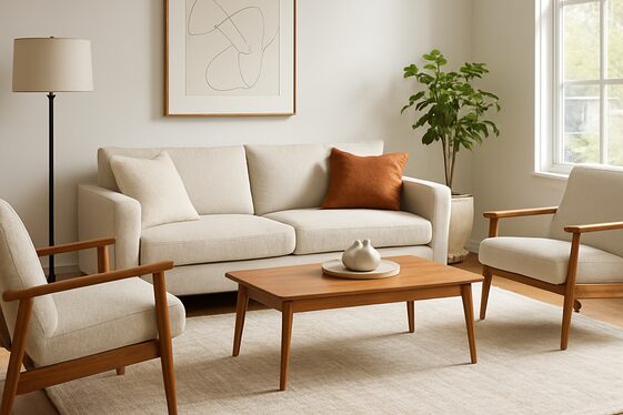 Choosing the Right Size for Your Living Room Rug illustration
