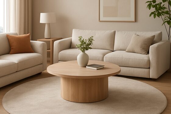 Round Rugs to Soften Sharp Corners illustration