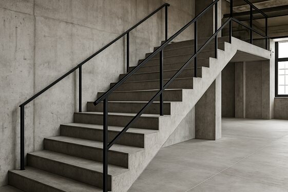 Concrete Stairs for Industrial Chic illustration