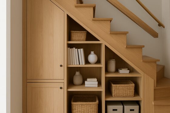 Storage Under Stairs Smart Solutions illustration