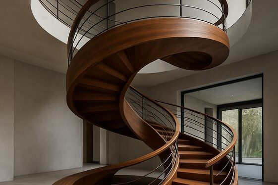 Sculptural Stairs as an Art Piece illustration